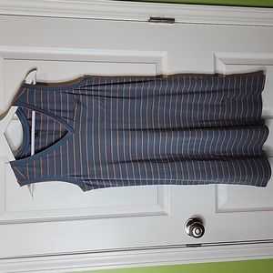 Toad&Co Swifty Tank Dress Striped Print, Women's Size Small